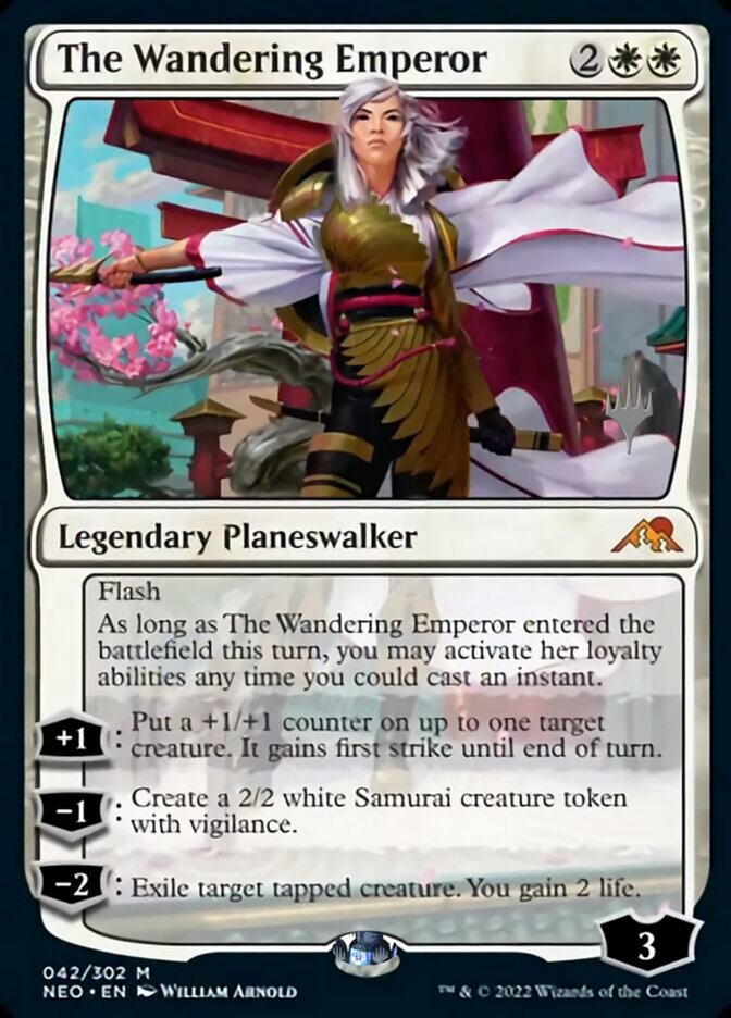 The Wandering Emperor (Promo Pack) [Kamigawa: Neon Dynasty Promos] | GnG Games