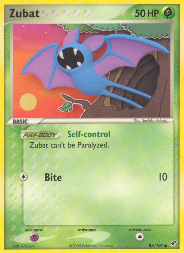 Zubat (83/107) [EX: Deoxys] | GnG Games