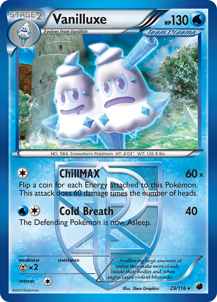 Vanilluxe (29/116) [Black & White: Plasma Freeze] | GnG Games