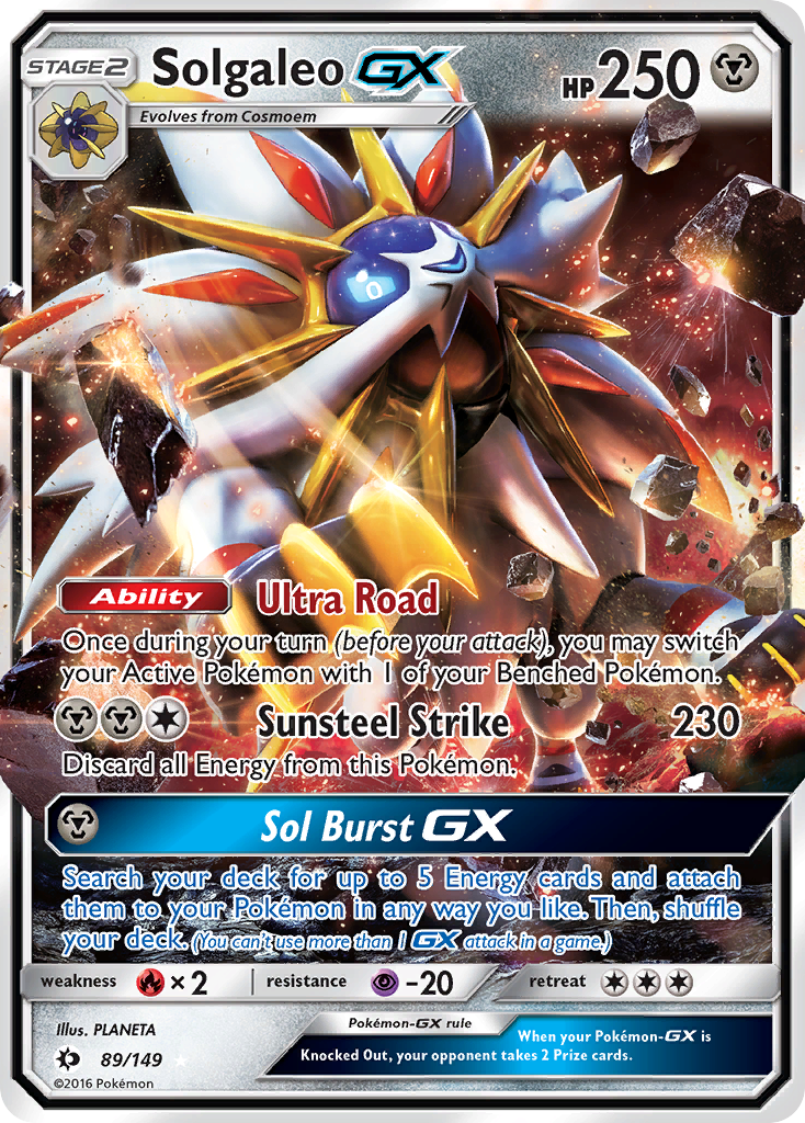 Solgaleo GX (89/149) [Sun & Moon: Base Set] | GnG Games