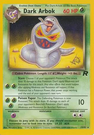 Dark Arbok (19/82) (W Stamped Promo) [Team Rocket Unlimited] | GnG Games