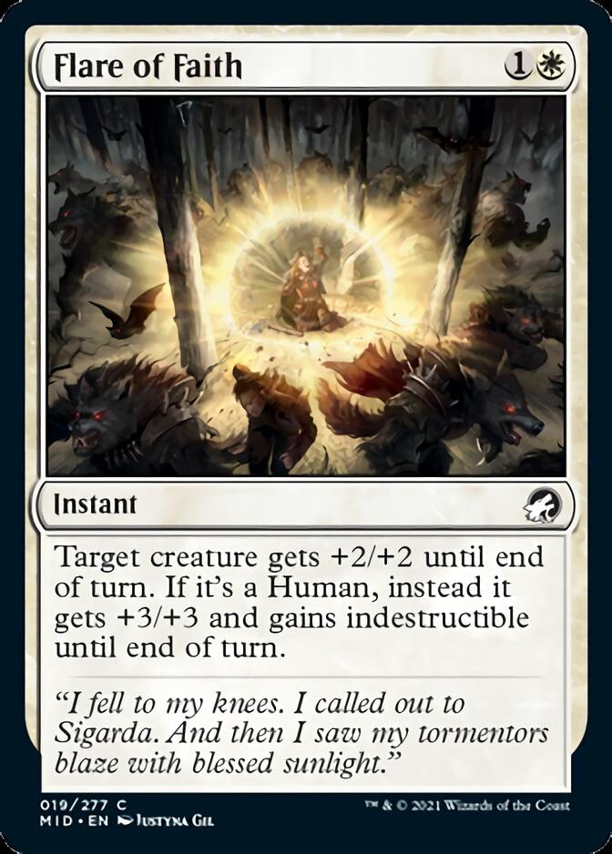 Flare of Faith [Innistrad: Midnight Hunt] | GnG Games