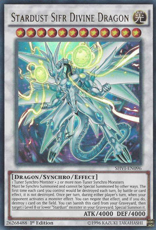 Stardust Sifr Divine Dragon [SHVI-EN096] Ultra Rare | GnG Games