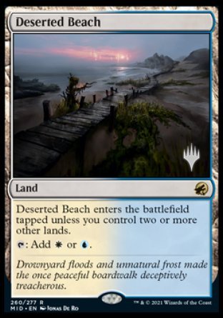 Deserted Beach (Promo Pack) [Innistrad: Midnight Hunt Promos] | GnG Games