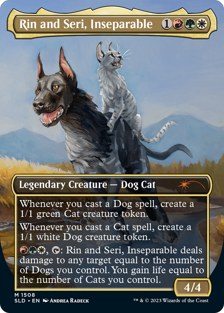 Rin and Seri, Inseparable (1508) // Rin and Seri, Inseparable [Secret Lair Commander Deck: Raining Cats and Dogs] | GnG Games