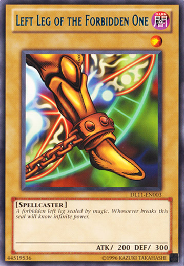 Left Leg of the Forbidden One (Blue) [DL11-EN003] Rare | GnG Games