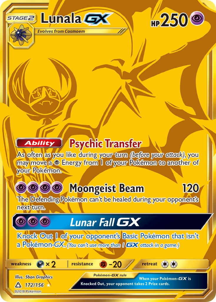 Lunala GX (172/156) [Sun & Moon: Ultra Prism] | GnG Games