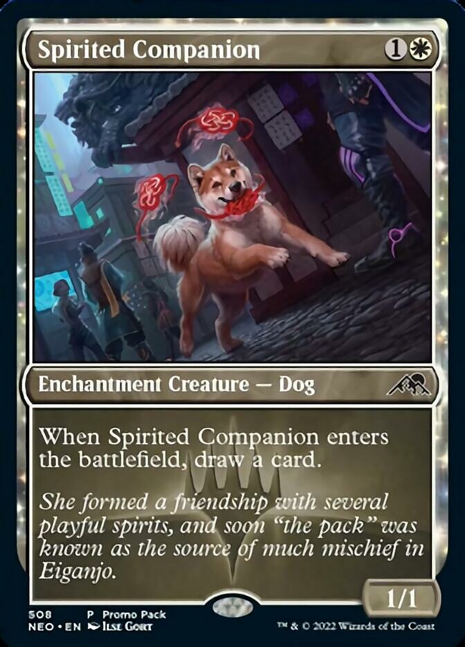 Spirited Companion (Promo Pack) [Kamigawa: Neon Dynasty Promos] | GnG Games