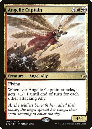 Angelic Captain [Battle for Zendikar Promos] | GnG Games