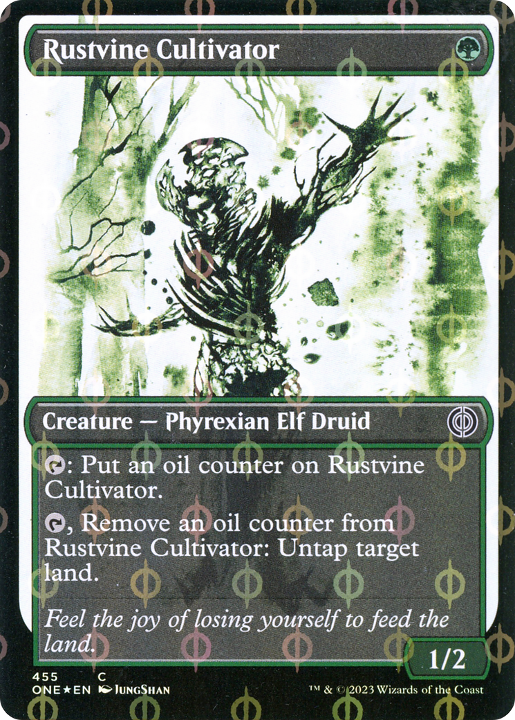 Rustvine Cultivator (Showcase Ichor Step-and-Compleat Foil) [Phyrexia: All Will Be One] | GnG Games