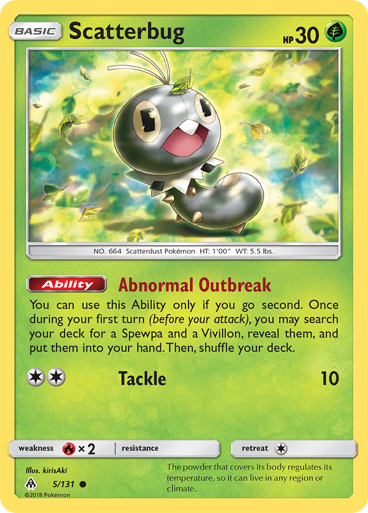Scatterbug (5/131) [Sun & Moon: Forbidden Light] | GnG Games