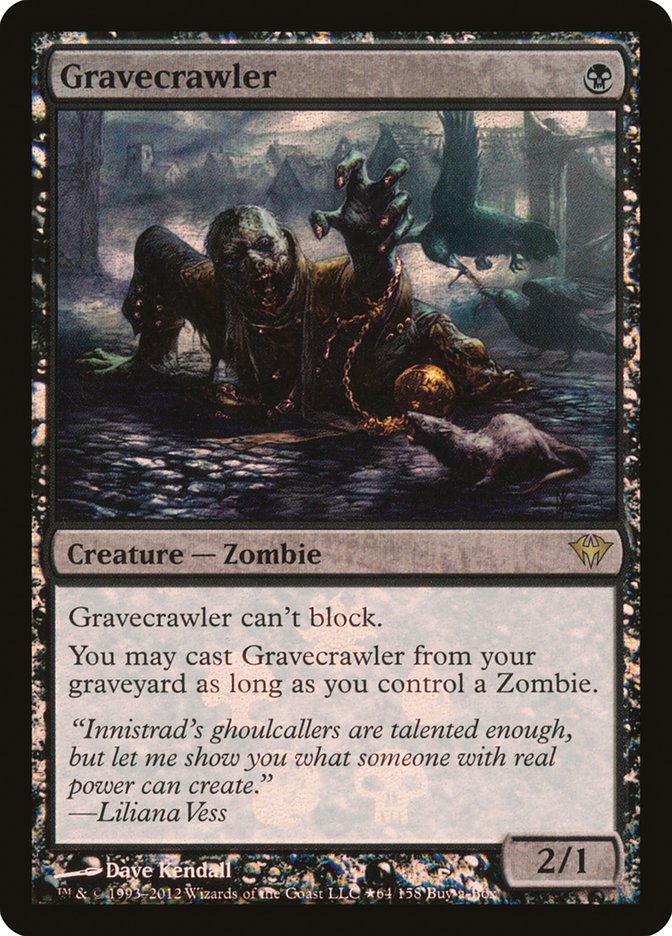 Gravecrawler (Buy-A-Box) [Dark Ascension Promos] | GnG Games