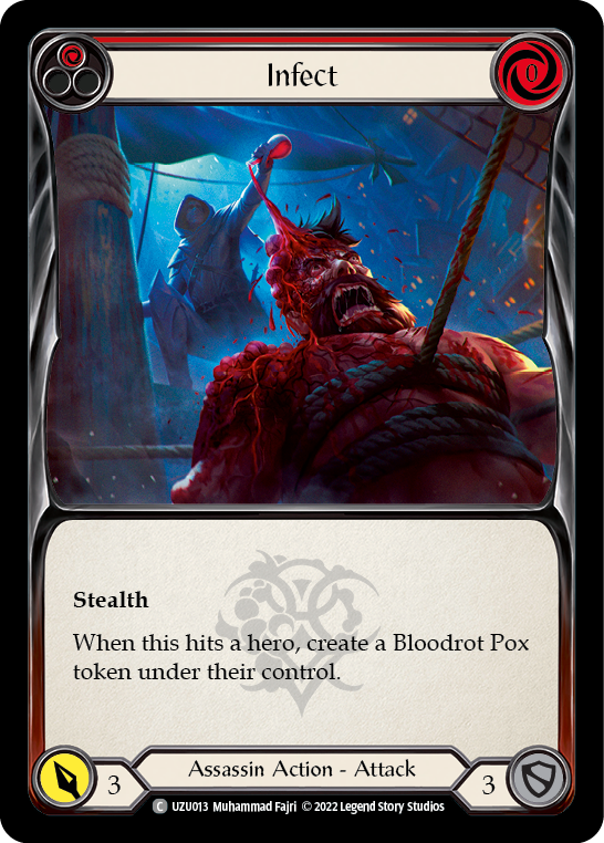 Infect (Red) [UZU013] (Outsiders Uzuri Blitz Deck) | GnG Games