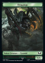 Tyranid (017) // Tyranid (018) Double-sided Token (Surge Foil) [Universes Beyond: Warhammer 40,000 Tokens] | GnG Games