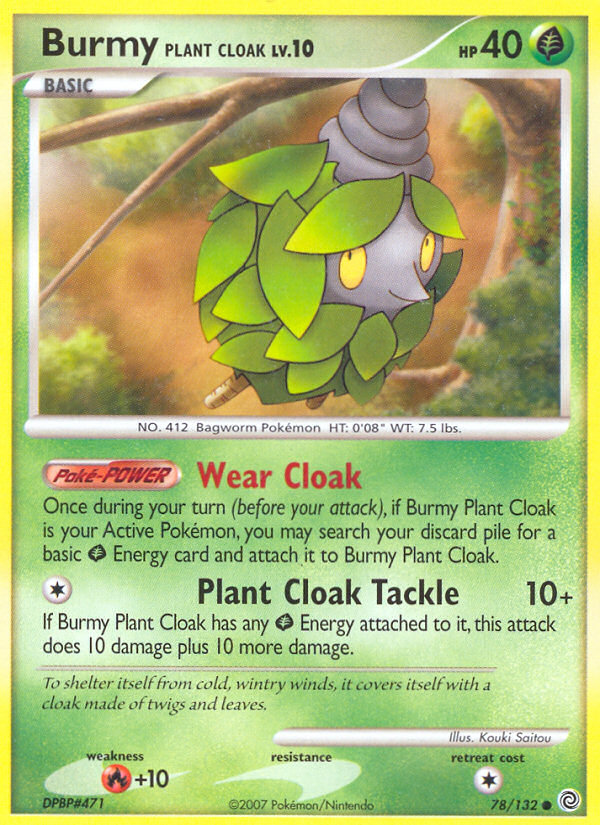 Burmy Plant Cloak (78/132) [Diamond & Pearl: Secret Wonders] | GnG Games