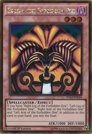 Exodia the Forbidden One [PGL2-EN026] Gold Rare | GnG Games