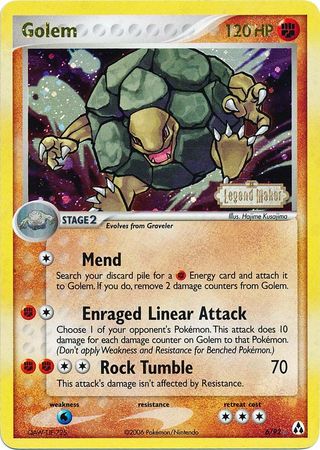 Golem (6/92) (Stamped) [EX: Legend Maker] | GnG Games