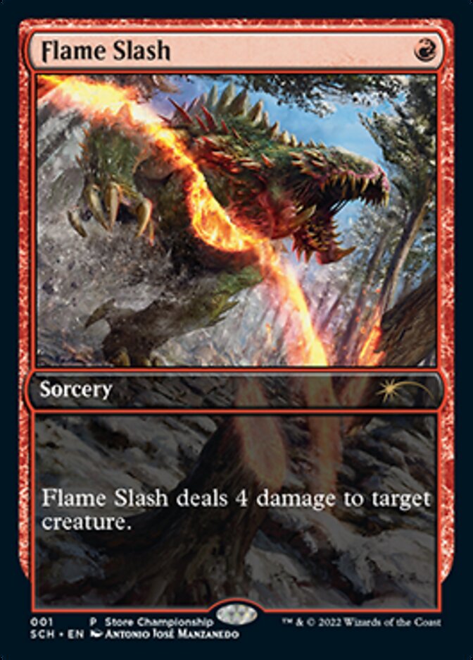 Flame Slash (Extended Art) [Store Championships 2022] | GnG Games