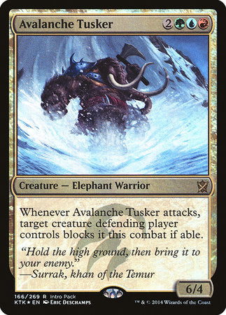 Avalanche Tusker [Khans of Tarkir Promos] | GnG Games