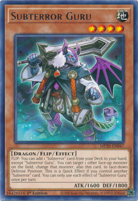 Subterror Guru [MP20-EN047] Rare | GnG Games