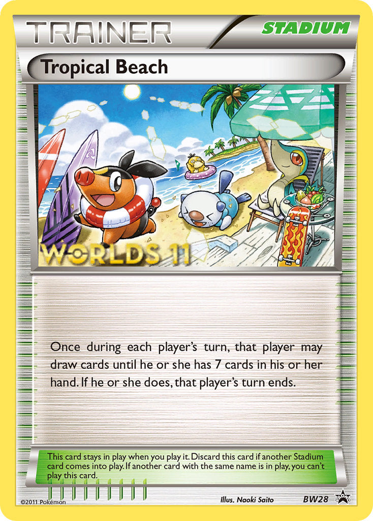 Tropical Beach (BW28) (Finalist) [Black & White: Black Star Promos] | GnG Games