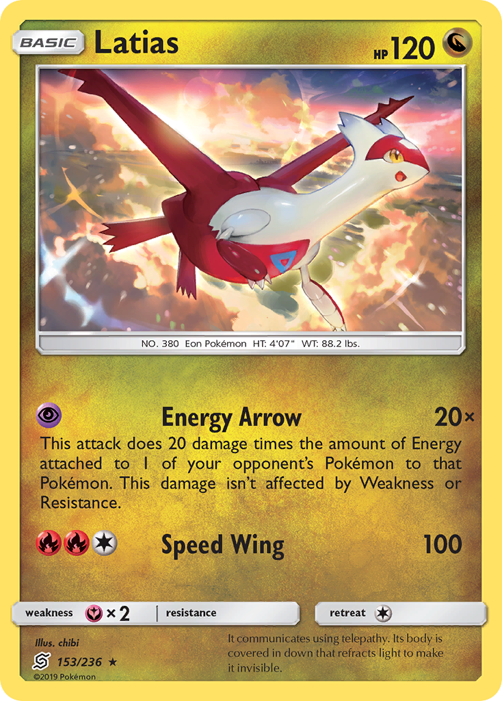 Latias (153/236) [Sun & Moon: Unified Minds] | GnG Games