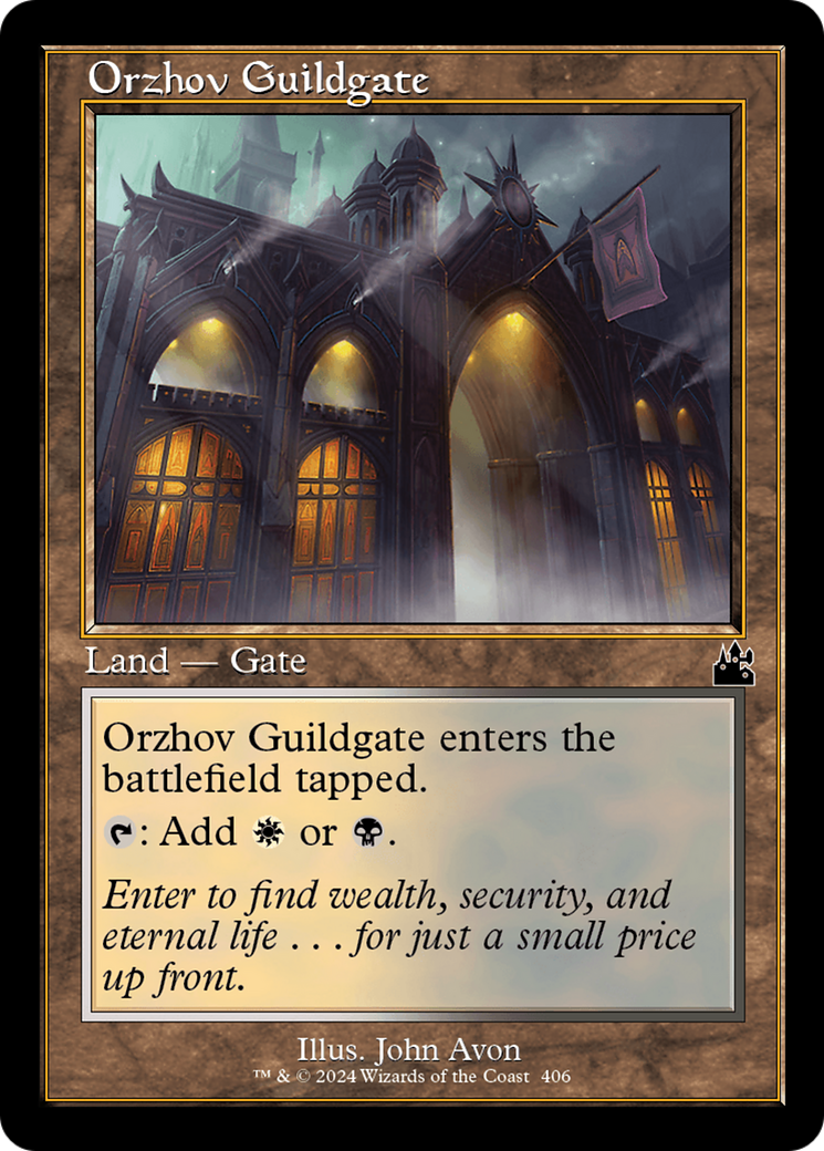 Orzhov Guildgate (Retro Frame) [Ravnica Remastered] | GnG Games