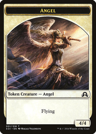 Angel Token [Shadows over Innistrad Tokens] | GnG Games