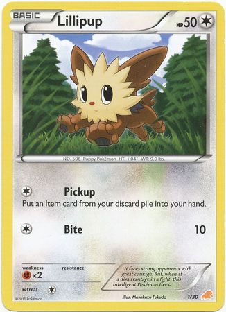 Lillipup (1/30) [Black & White: Trainer Kit - Excadrill] | GnG Games