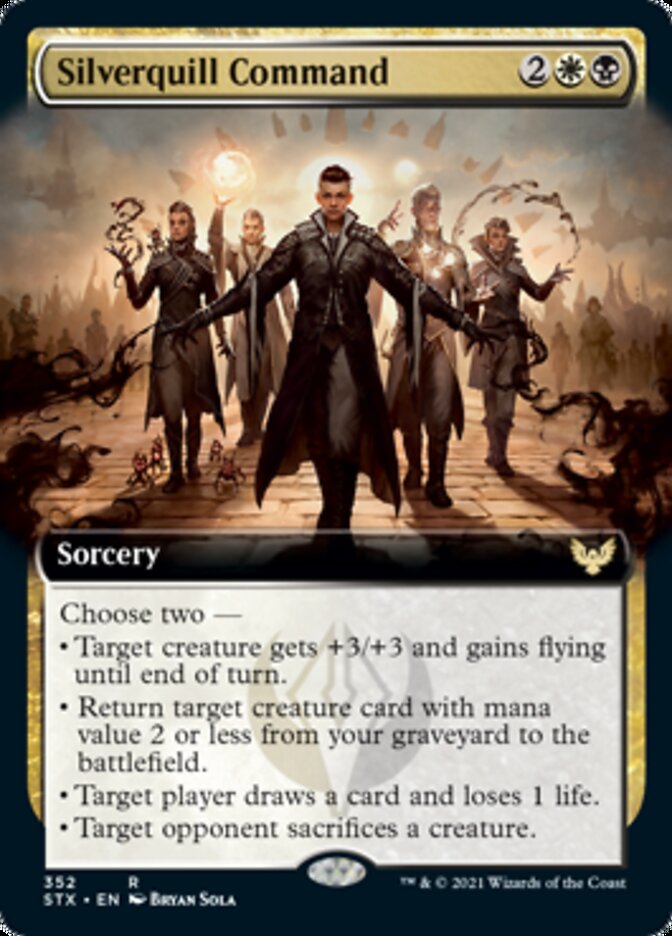 Silverquill Command (Extended) [Strixhaven: School of Mages] | GnG Games