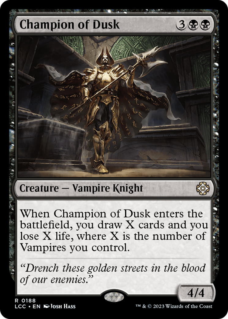 Champion of Dusk [The Lost Caverns of Ixalan Commander] | GnG Games