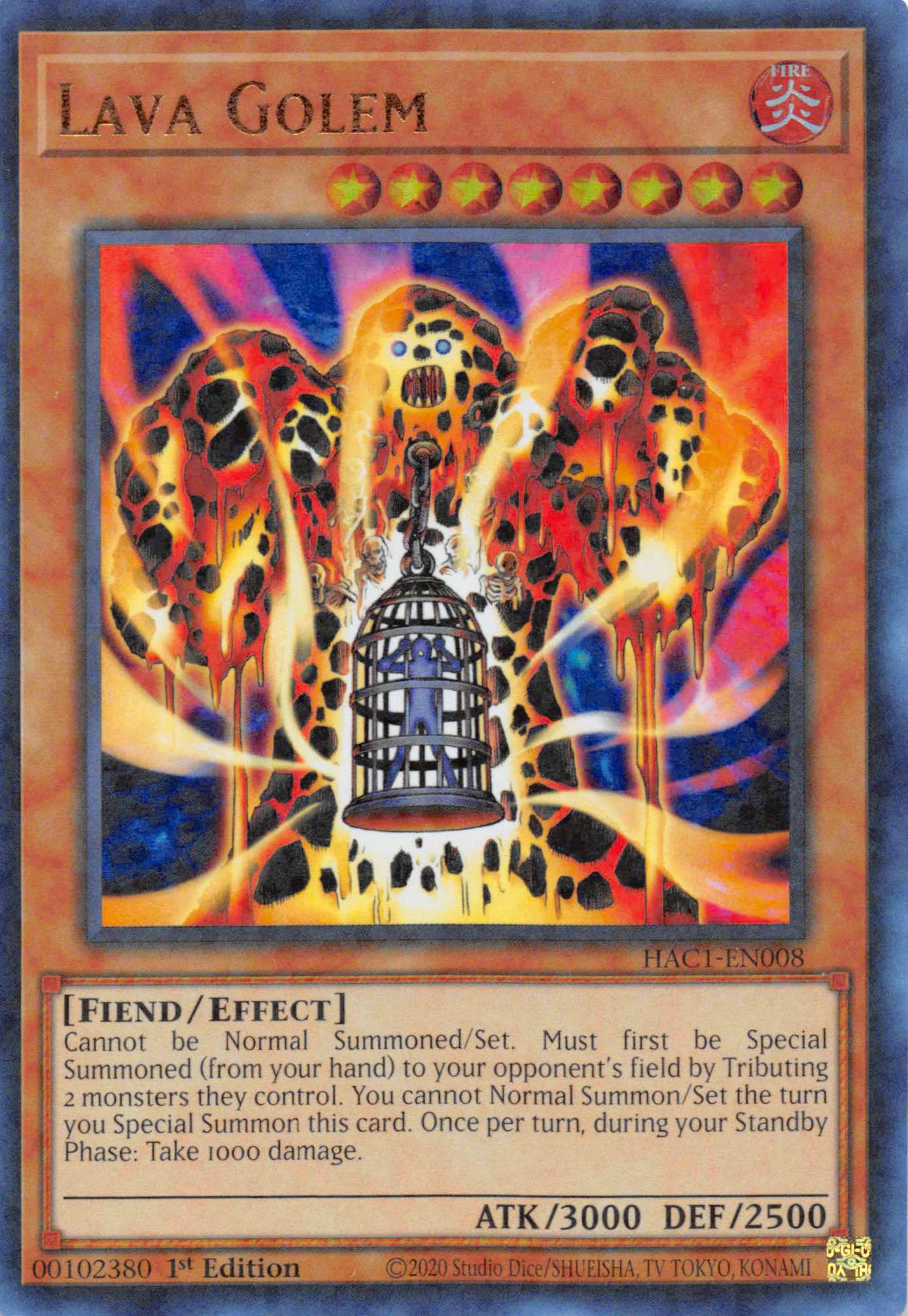 Lava Golem (Duel Terminal) [HAC1-EN008] Parallel Rare | GnG Games