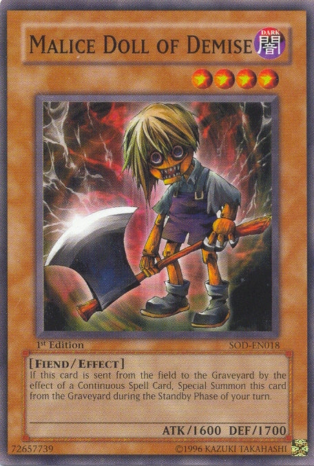 Malice Doll of Demise [SOD-EN018] Common | GnG Games