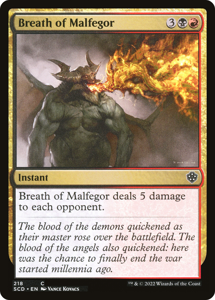 Breath of Malfegor [Starter Commander Decks] | GnG Games