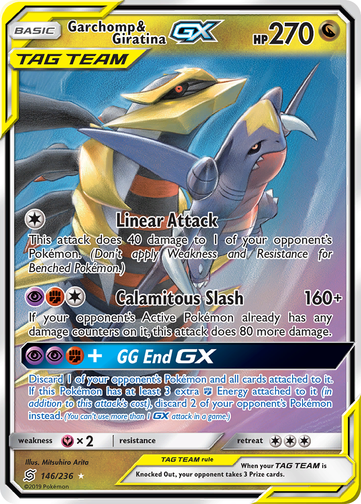 Garchomp & Giratina GX (146/236) [Sun & Moon: Unified Minds] | GnG Games