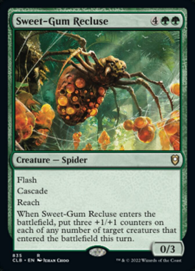 Sweet-Gum Recluse [Commander Legends: Battle for Baldur's Gate] | GnG Games