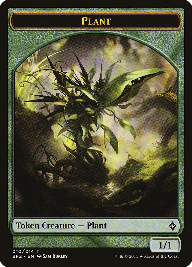 Plant [Battle for Zendikar Tokens] | GnG Games