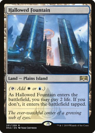 Hallowed Fountain [Ravnica Allegiance Promos] | GnG Games