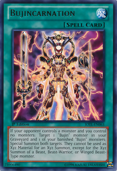 Bujincarnation [JOTL-EN063] Rare | GnG Games