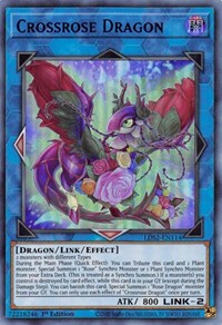 Crossrose Dragon (Blue) [LDS2-EN114] Ultra Rare | GnG Games