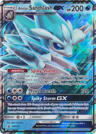 Alolan Sandslash GX (SM236) (Jumbo Card) [Sun & Moon: Black Star Promos] | GnG Games