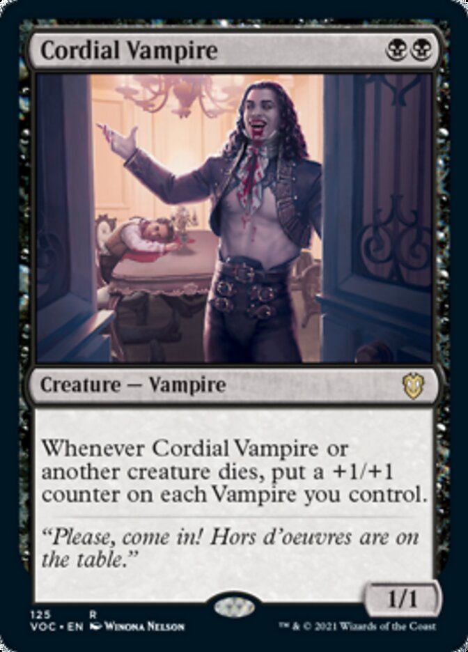 Cordial Vampire [Innistrad: Crimson Vow Commander] | GnG Games