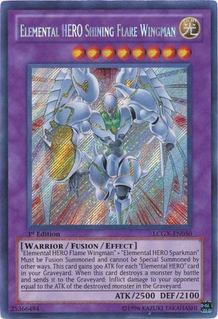 Elemental HERO Shining Flare Wingman [LCGX-EN050] Secret Rare | GnG Games