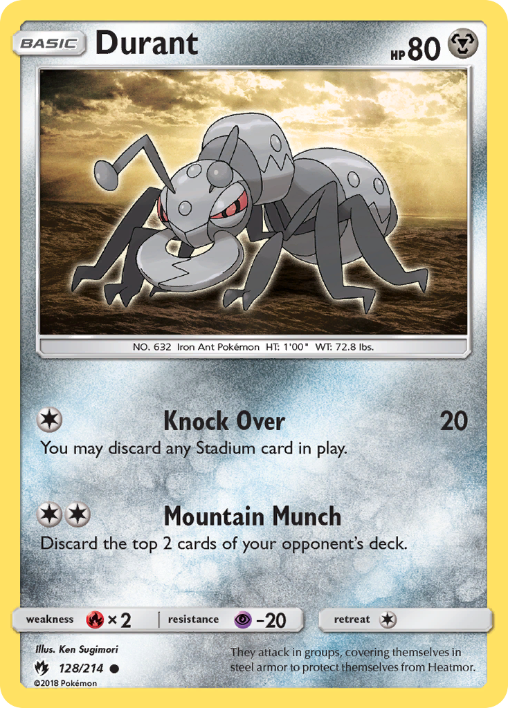 Durant (128/214) [Sun & Moon: Lost Thunder] | GnG Games