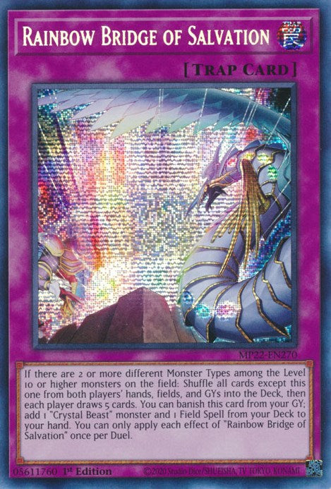 Rainbow Bridge of Salvation [MP22-EN270] Prismatic Secret Rare | GnG Games