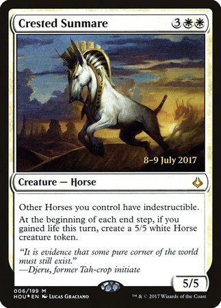 Crested Sunmare [Hour of Devastation Promos] | GnG Games