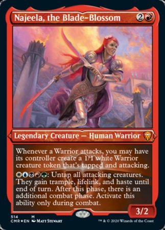 Najeela, the Blade-Blossom (Foil Etched) [Commander Legends] | GnG Games
