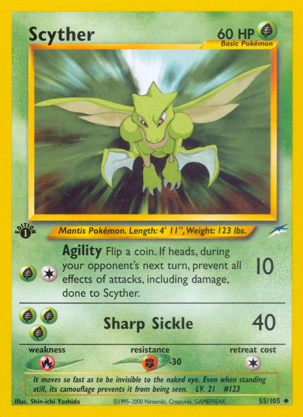 Scyther (55/105) [Neo Destiny 1st Edition] | GnG Games