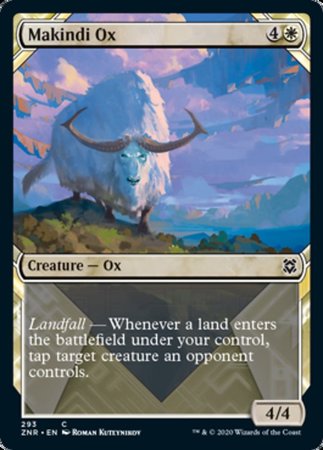Makindi Ox (Showcase) [Zendikar Rising] | GnG Games