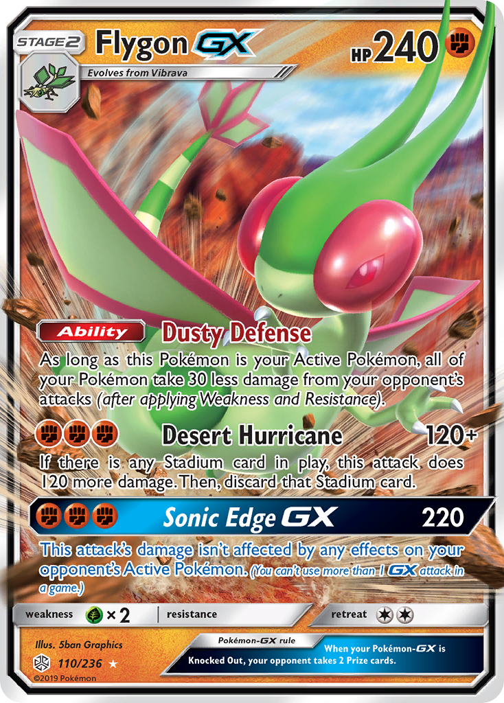 Flygon GX (110/236) [Sun & Moon: Cosmic Eclipse] | GnG Games